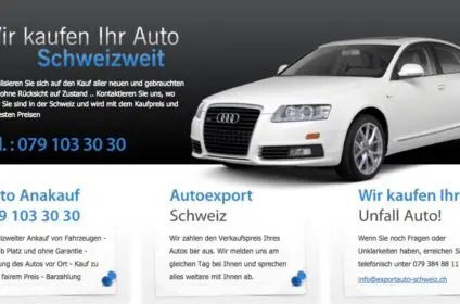 exportauto schweiz